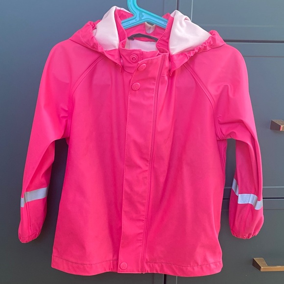 Reima Other - Reima Waterproof Rubberized Rain Jacket Watermelon Pink